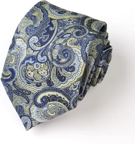 Vista 107 de WeiShang Lote de 6 corbatas clásicas de seda para hombre, corbatas tejidas jacquard