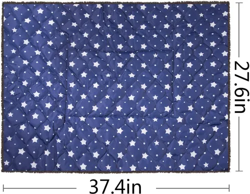 Vista 6 de miadore Manta impermeable para perro, forro polar suave y nailon para mascotas, cojín para sofá, cama, sofá, asiento de automóvil para perros