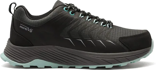 Vista 3 de NORTIV 8 Zapatos de senderismo impermeables para mujer, ligeros, de caña baja, para senderismo, senderismo, senderismo, caminar, tenis al aire libre