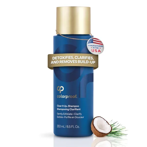 Vista 11 de Colorproof Clear It Up - Champú aclarante de 1.7 onzas líquidas, champú de tamaño de viaje para cabello teñido con aroma a coco y hierba de limón