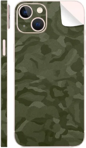 Vista 26 de SopiGuard Adhesivo para iPhone 15 Plus 6.7" Full Body Wrap Precision Edge-to-Edge (azul cepillado)