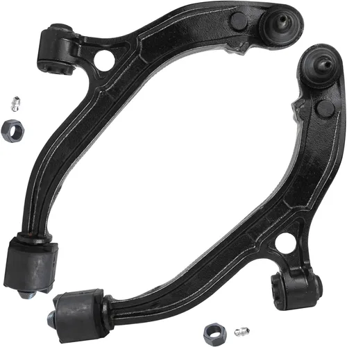 Vista 80 de Detroit Axle - 2 piezas Brazos de control superior delanteros para BMW X5 2007-2018 X6 2008-2019 Brazos de control superior con juntas esféricas