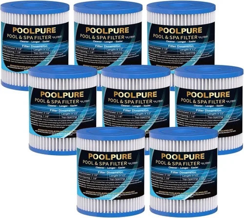 Vista 15 de POOLPURE Cartucho de filtro de piscina tipo I, compatible con Summer Waves tipo I P53RX0330000 / P53FX0330000, 58093, para bomba de piscina sobre