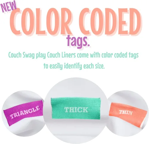 Vista 5 de Couch Swag Funda protectora impermeable para sofá de juego para niños, material a prueba de derrames para protección para el sofá de juego de tus