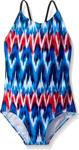 Vista 43 de Kanu Surf Bañador deportivo de una pieza Daisy Beach para niñas Aloha Negro