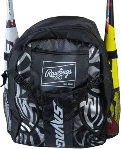 Vista 15 de Rawlings SAVAGE Mochila Bolsa para Equipos T-Ball/Béisbol Juvenil y Softbol Múltiples Estilos