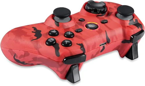 Vista 3 de EasySMX Controlador inalámbrico 24G para PS3 gamepads de PC con rango de botón de disparo de vibración de hasta 328ft compatible con PC de vapor