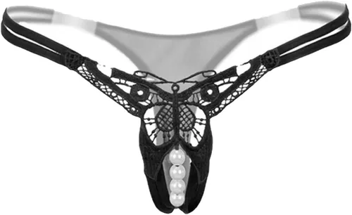 Vista 26 de Tanga de cintura baja con bordado de mariposa para mujer 6 Pack-Multicolor