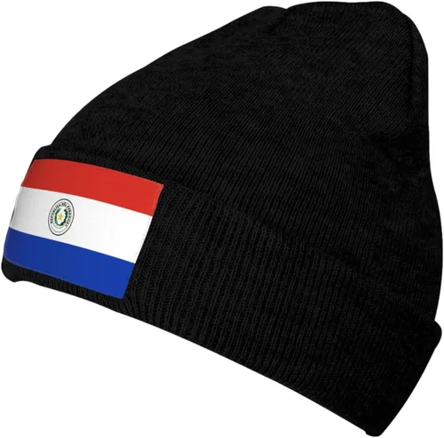 Vista 14 de Gorro de punto nacional para invierno y otoño, gorros para hombres y mujeres, gorro cálido con puños, gorro de esquí suave unisex