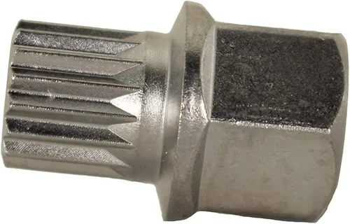 Vista 10 de TEMO Llave de extracción de tornillo de tuerca de bloqueo de rueda de 11/15Pt Socket antirrobo S3054 para vehículos BMW