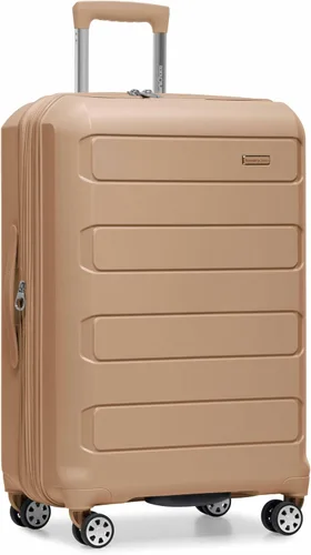 Vista 17 de Traveler's Choice Pagosa indestructible Hardshell expandible Spinner Equipaje, Azul bebé, Pagosa indestructible Hardshell expandible Spinner Equipaje