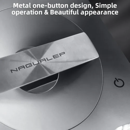 Vista 5 de NAGUALEP - Compostador eléctrico, contenedor de compostaje inteligente para cocina en puerta con diseño de un solo botón, ciclador automático