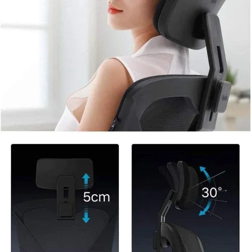 Vista 6 de Ergonomic Office Chair High Back Mesh Office Chair Computer Chair Desk Chair with 3D Armrest and Adjustable Headrest Ergonomic Curved Lumbar