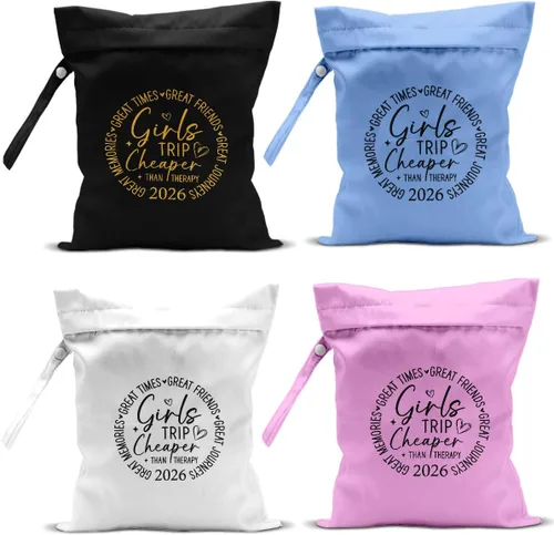 Vista 15 de 2 Piezas Bolsa Húmeda, Bolsa Impermeable Húmeda y Seca, Bolsa de Lavandería Pequeña, para Traje de Baño, Piscina, Viaje, Playa, Pañales, Ropa Sucia