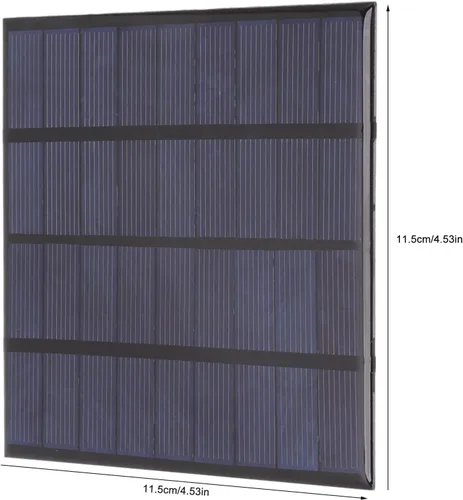 Vista 2 de Cargador de panel solar de polisilicio de 9V 2W (sin función de almacenamiento de energía) para lámpara solar de césped, lámpara de pared