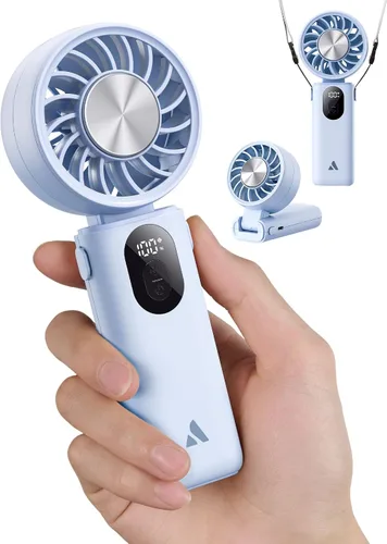 Vista 11 de Aecooly Mighty Ventilador portátil de mano Refrigeración máxima de 20 Beige