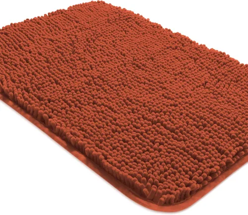 Vista 243 de Yeaban Alfombra de pasillo de baño de 24 x 72 pulgadas, antideslizante, alfombra de baño larga de felpilla gruesa, absorbente y lavable, alfombra
