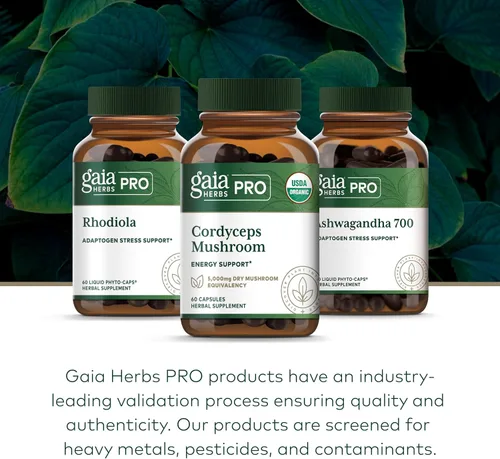 Vista 6 de GAIA HERBS PRO Cordyceps Mushroom - 60 Caps