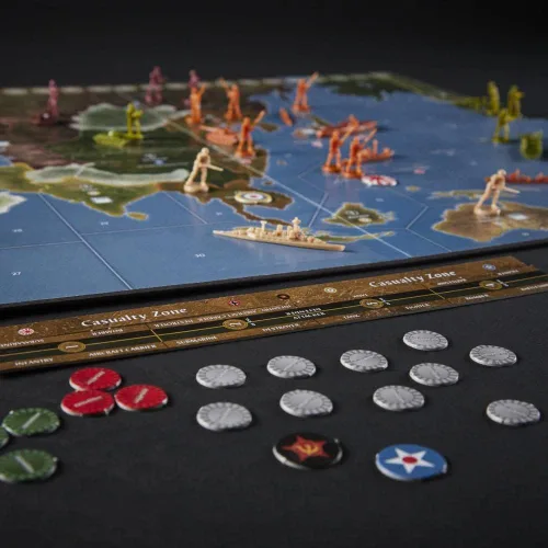 Vista 7 de Alianza y alienígenas 1941 juego de mesa.