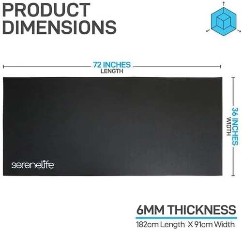 Vista 2 de SereneLifeHome Premium Portable Fitness Exercise Mat
