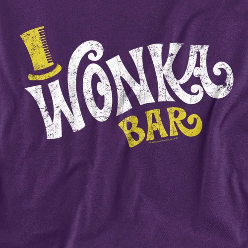 Vista 2 de Willy Wonka and The Chocolate Factory - Camiseta unisex para adultos con logotipo de película para hombres y mujeres