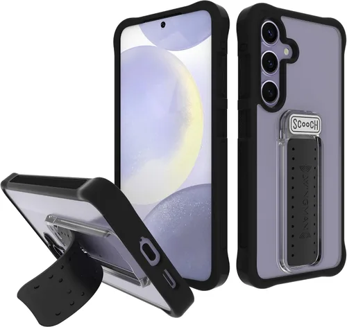 Vista 50 de Scooch Wingman - Funda con función atril para Samsung Galaxy S9 [protección contra caídas de 10 pies] [soporte bidireccional] funda protectora a