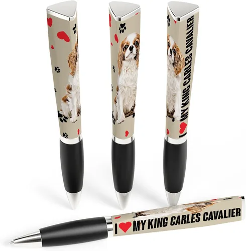 Vista 6 de ANINKABOVE I Love my Aussie Dog - Bolígrafo de punta media, tinta negra, escritura suave, recargable, el mejor regalo para todas las ocasiones
