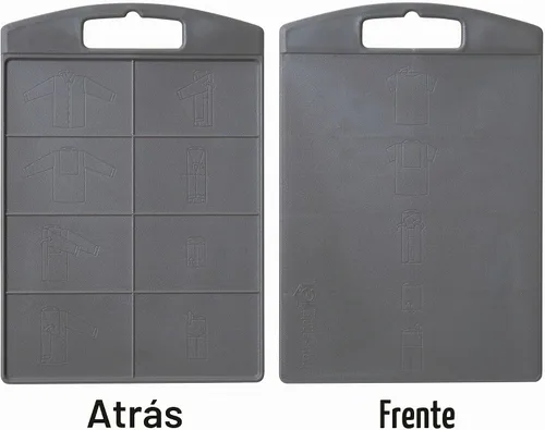 Vista 3 de Household Essentials 195 Tabla de Doblado de Camisas para Camisetas, Polos y Camisas de Vestir, Negro