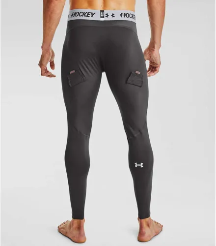 Vista 3 de Under Armour - Leggings de compresión de hockey para hombre
