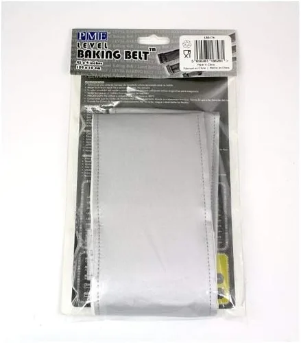 Vista 3 de PME Level - Cinturón para hornear para sartenes redondas y cuadradas, 42 x 4 pulgadas, gris