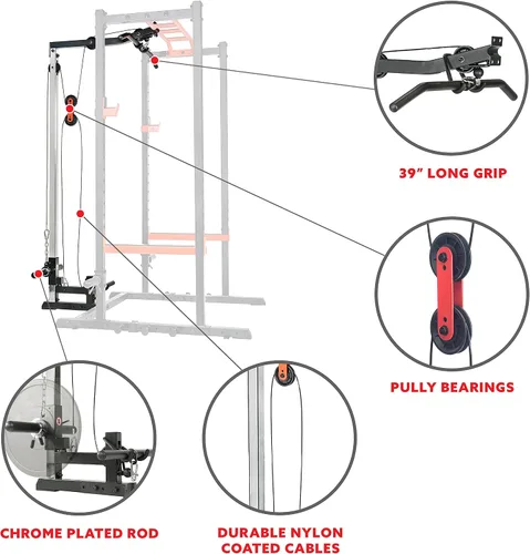 Vista 15 de Sunny Health & Fitness Power Zone - Jaula de potencia