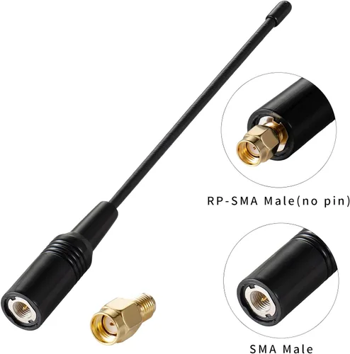 Vista 3 de Soft Whip - Antena de repuesto para cámara de rastreo celular compatible con Covert Spartan Spypoint Stealth Cam Tactacam Reveal Moultrie SEHMUA