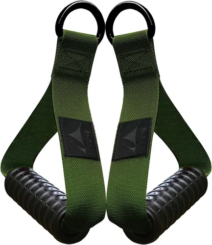 Vista 14 de Heavy Duty Gym Workout Handles Attachment for Cable Machine,Resistance Band,Pulley System Home Exercise Equipment, Comfortable and Stronger Grip
