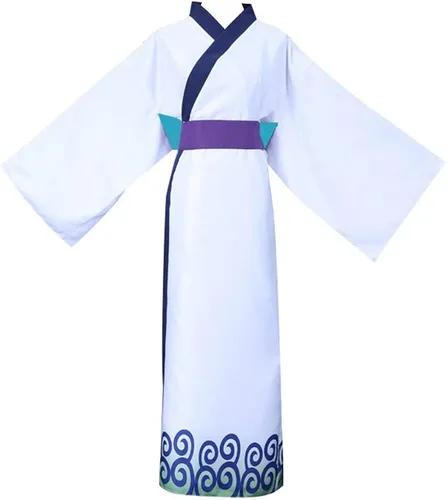 Vista 3 de Emyzkc Disfraz de kimono de mono D Luffy para cosplay de anime capa de campo para Halloween juego de roles