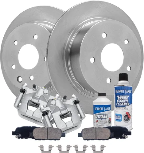 Vista 71 de Detroit Axle - Rotores de freno para Ford Mustang 2015 2016 2017 2018 2019 2020 2021 2022 2023 Rotores de freno de disco 2016 2017 2018 2019