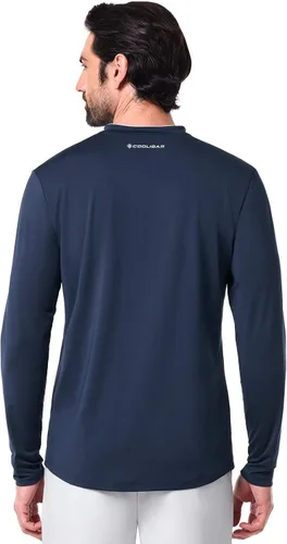 Vista 3 de Coolibar Camiseta de manga larga con protección solar UPF 50+ para hombre