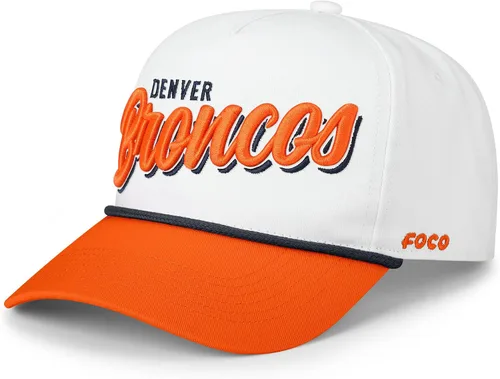 Vista 34 de FOCO Gorra con logotipo del equipo de la NFL para hombre con script Monty