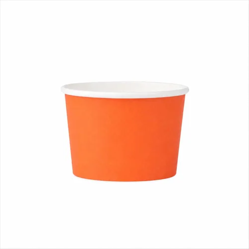 Vista 29 de Restaurantware Coppetta - Vasos de postre de 3 onzas, 50 tazas desechables para helado, tapas se venden por separado, cuencos de papel a cuadros