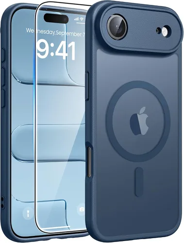 Vista 281 de FNTCASE - Funda para iPhone 16 Pro: magnética, mate, translúcida, de grado militar, protectora contra caídas, resistente, fina, duradera y a prueba