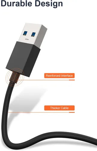 Vista 6 de Upgrow Hub USB 3.0 de 4 puertos USB con divisor USB de 5 Gbps para portátil MacBook Mac Pro Mac mini iMac Surface Pro XPS PC Flash Drive Mobile Negro
