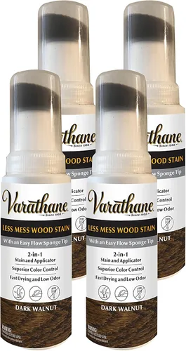 Vista 5 de Varathane 385685 Tinte para madera con menos desorden y aplicador, 4 onzas, Lavado blanco