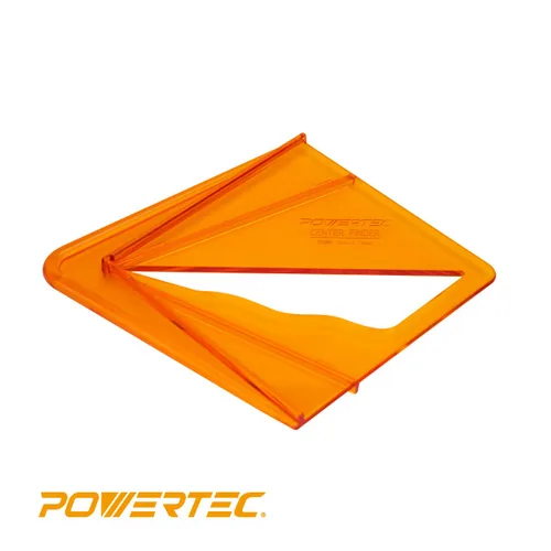 Vista 2 de POWERTEC Herramienta Buscadora de Centro de Plástico para Cuadrado de 8 pulgadas, Redondo, Octágono y Hexágono de 5-3/4 pulgadas, Herramientas