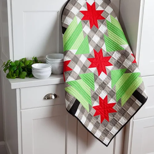 Vista 12 de Riley Blake Kit de proyecto de edredón del mes: diseños fáciles de hacer tú mismo para cada temporada, para acolchar, ropa, manualidades y Almohada