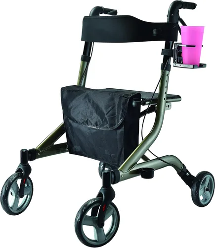 Vista 2 de Freedom - Soporte plegable para silla de ruedas y andador con abrazadera universal fácil de usar
