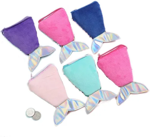 Vista 8 de Dtweista Monedero de lentejuelas de sirena, mini bolso de hombro con lentejuelas mágicas reservables para niñas pequeñas, recuerdos de fiesta