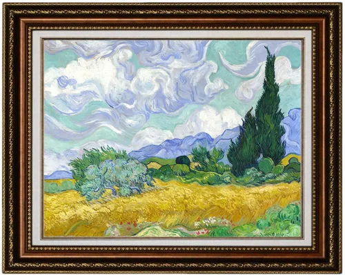 Vista 62 de ELITEAART- La noche estrellada por Vincent Van Gogh, pintura al óleo, reproducción de pintura al óleo, impresión en lienzo giclée, tamaño marcado