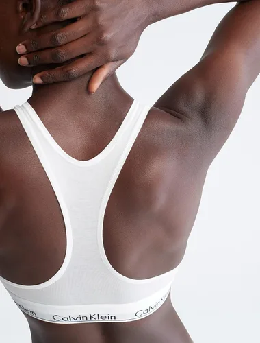 Vista 4 de Calvin Klein - Brasier de algodón moderno, sin alambres y sin forro para mujer