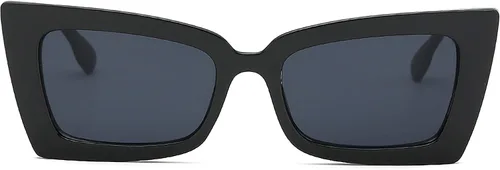 Vista 3 de MRJHS Gafas de sol vintage para mujer ojo de gato gafas de sol retro marco cuadrado gafas UV400 protección moda