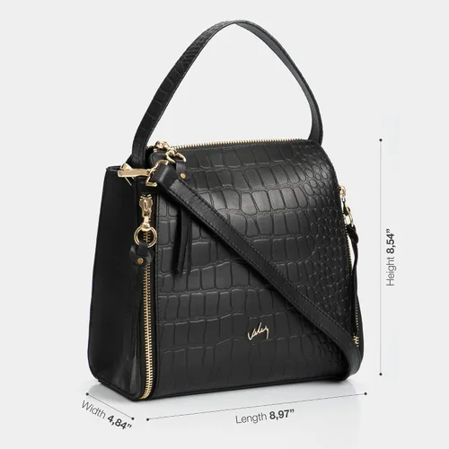 Vista 3 de VELEZ Bolsos pequeños de cuero para mujer, bolsos cruzados de diseñador