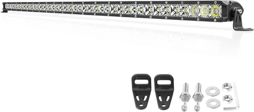 Vista 10 de OFFROADTOWN Barra de Luz LED de 6 Pulgadas de Una Sola Fila Focos LED Delgados para Conducción Todo Terreno Luces de Niebla de Trabajo Luz Spot
